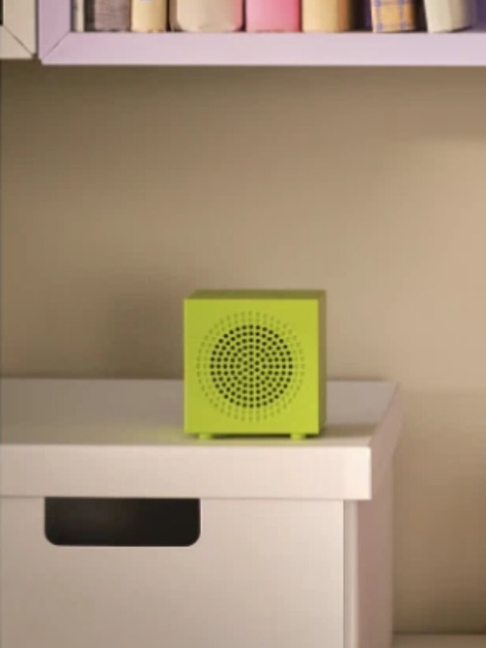 KALLSUP 506.051.20 Portable Bluetooth speaker, yellow-green
